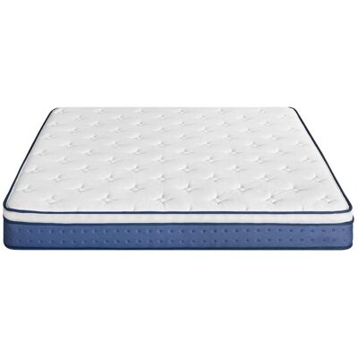 VASAGLE Matelas à mémoire gel ressorts ensachés 7 zones 180x200 cm bleu - Publicité VASAGLE Matelas à mémoire gel ressorts ensachés 7 zones 180x200 cm bleu - Publicité