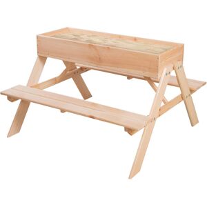 Kids In The Garden Table enfant avec bac a sable integre