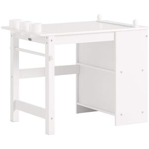 SoBuy Ensemble table et chaise pour enfants effect bois blanc