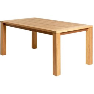 Hannun Table d'exterieur en bois d'iroko durable de 180 cm