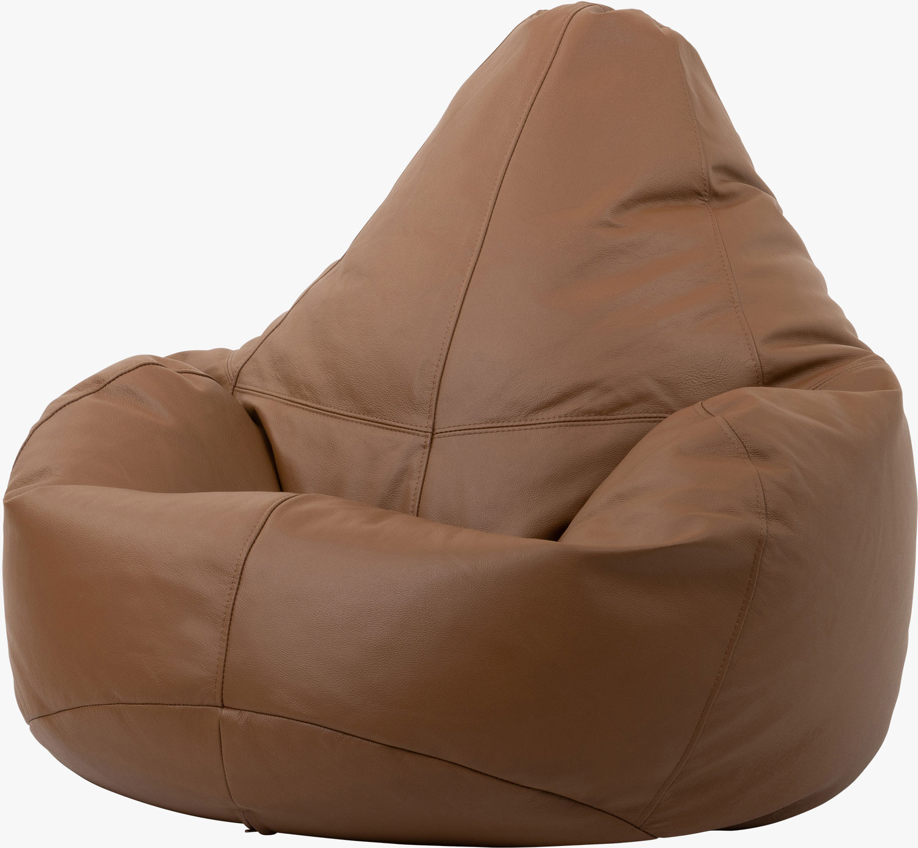 Icon Pouf inclinable cuir marron