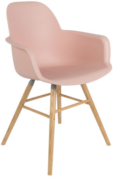 Zuiver Fauteuil design en plastique rose