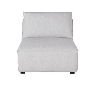 Maisons du Monde Chauffeuse pour canape modulable gris clair chine