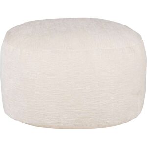 Maisons du Monde Pouf en coton ecru