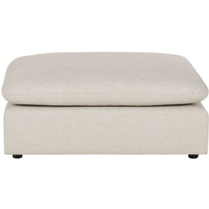 Maisons du Monde Pouf pour canape modulable en tissu recycle beige