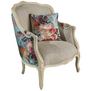 Robin des Bois Fauteuil bergere en lin et tissu