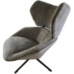 Mathi Design Fauteuil confortable en velours