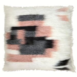 Malagoon Coussin de sol 100% laine rose 90x90