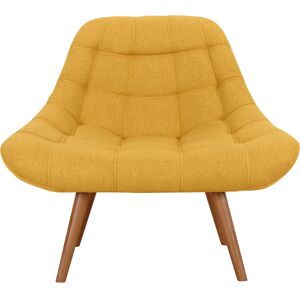 Rendez-Vous Deco Fauteuil en tissu jaune