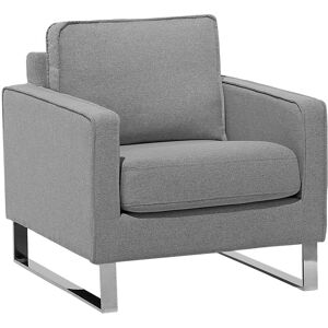 Beliani Fauteuil gris