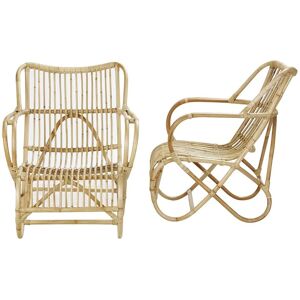 Bois Dessus Bois Dessous 2 fauteuils en rotin