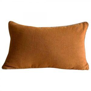 Gabrielle Paris Housse de coussin en lin marron caramel 40x65