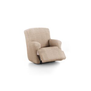 Eysa Housse de fauteuil relax XL extensible beige 60 - 110 cm