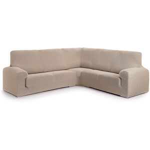 Eysa Housse de canape en coin 3+2 places beige 600 cm