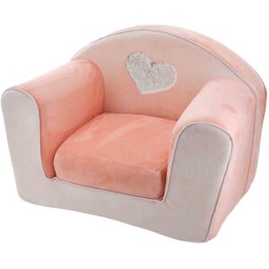 Home Maison Fauteuil club enfant convertible Lapinou Rose 42x55