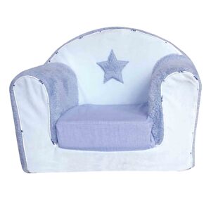 Home Maison Fauteuil club enfant convertible Diego Bleu 42x55