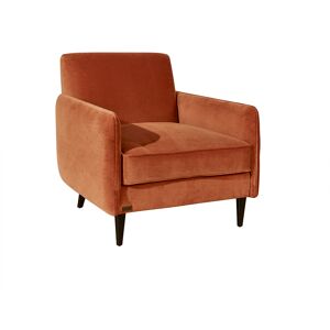 Robin des Bois Grand fauteuil en velours caramel