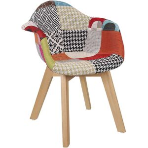 The Home Deco Kids Fauteuil scandinave pour enfants patchwork