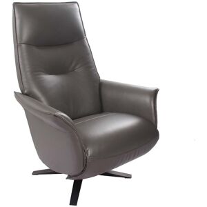 My New Design Fauteuil de Relaxation Manuel Design - Cuir Anthracite