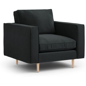 CXL by Christian Lacroix Fauteuil 1 place en tissu structure noir