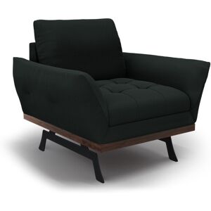 CXL by Christian Lacroix Fauteuil 1 place en tissu structure noir