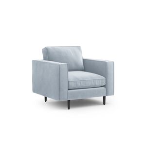 CXL by Christian Lacroix Fauteuil 1 place en velours bleu clair