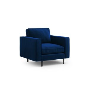 CXL by Christian Lacroix Fauteuil 1 place en velours bleu roi