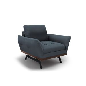 CXL by Christian Lacroix Fauteuil 1 place en tissu structure bleu