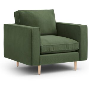 CXL by Christian Lacroix Fauteuil 1 place en tissu structure vert