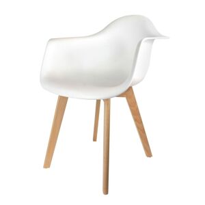 The Home Deco Factory Fauteuil scandinave enfant h.54 cm blanc