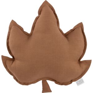 Cotton & Sweets Coussin feuille d erable chocolat