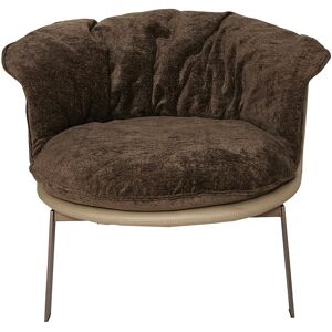 Signature Fauteuil avec Coussin en Tissu Chenille