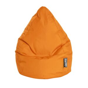 Sitting Point Pouf poire XXL d'interieur orange 80x130cm