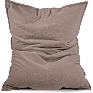 Sitting Point Coussin d'interieur fausse fourrure douce taupe 155x125x20cm