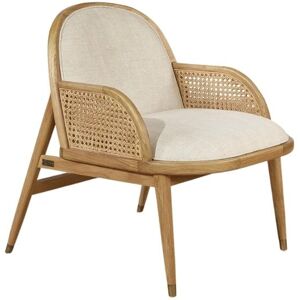 Robin des Bois Fauteuil cannage et velours