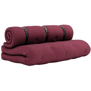 Karup Design Matelas futon fauteuil 2 en 1 bordeaux 140x200