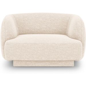 Micadoni Home Fauteuils en tissu chenille beige clair