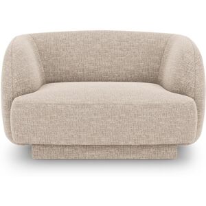 Micadoni Home Fauteuils en tissu chenille beige