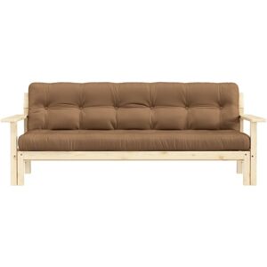 Karup Design Canape convertible en pin massif avec futon marron 2 places