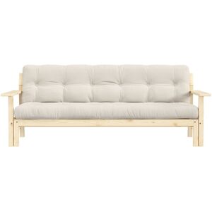 Karup Design Canape convertible en pin massif avec futon ivoire 2 places