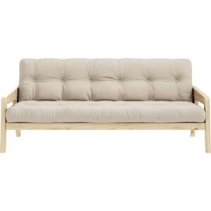 Karup Design Banquette futon en pin massif beige 130x190