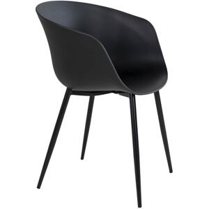 House Nordic 2 Fauteuils en polypropylene noir RODA