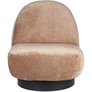 Zuiver Fauteuil pivotant en tissu rose