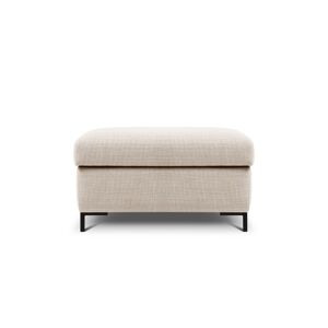 CXL by Christian Lacroix Pouf Avec Coffre 1 place en Tissu Structurel Beige