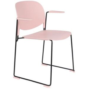 BOITE A DESIGN Fauteuil design en polypropylene rose