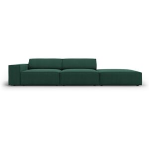 Micadoni Home Canape 3 places en tissu structure vert