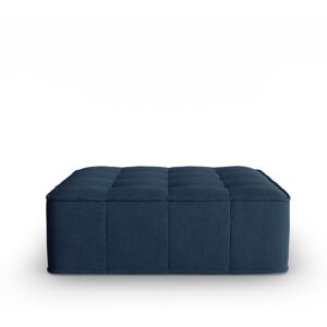 Micadoni Home Pouf 1 place en tissu structurel blue jeans