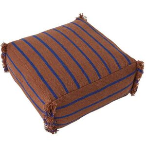 OYOY Living Design Pouf recycle marron en polyester recycle H32x62x62cm