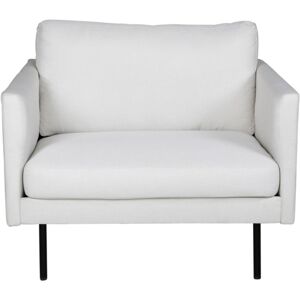 Meubles & Design Fauteuil elegant en tissu blanc