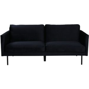 Meubles & Design Canape 2 places en velours noir